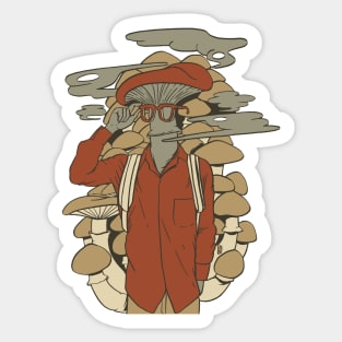 Fun Gus the fungus Sticker